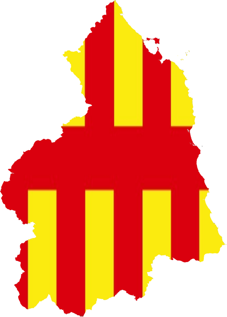 Northumberland County Flag in shape of the county of Northumberland