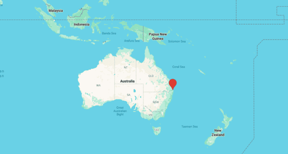 Image of Gold Coast Map